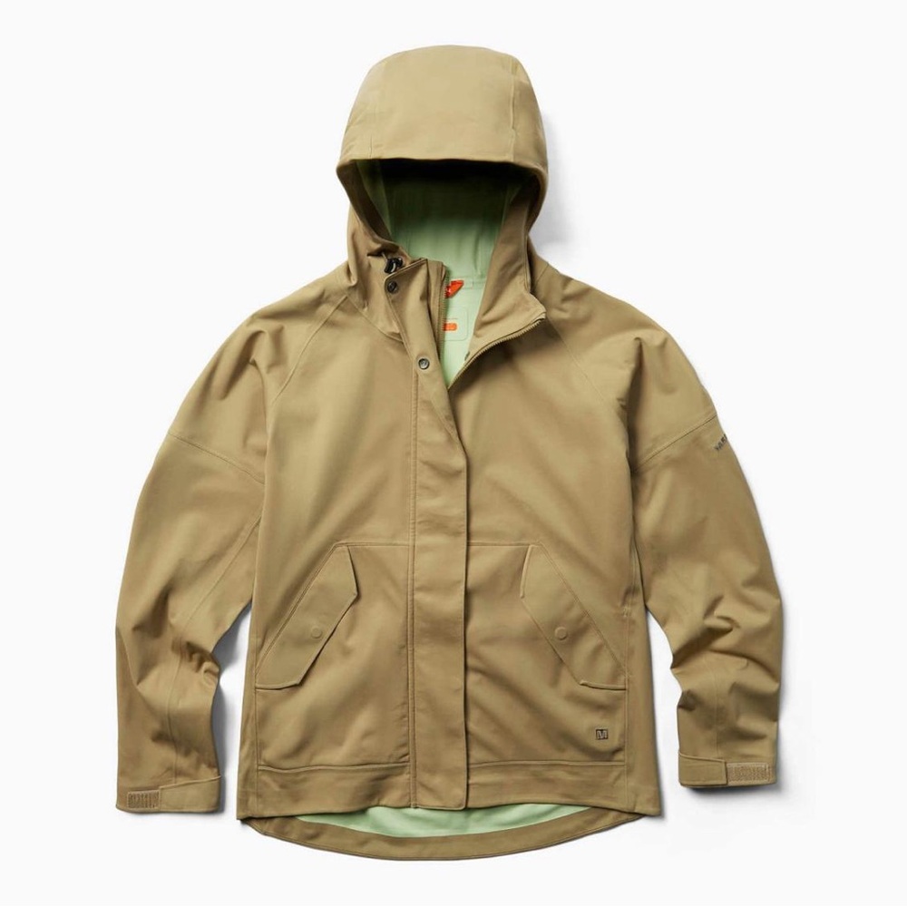 Merrell Women’s Whisper Rain Shell Elmwood Raincoat Rain Jacket